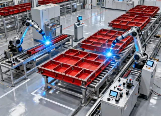 MEVA manufacturing facility and engineering team